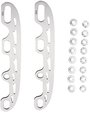 Supvox 1 Satz Schlittschuhe Metal Die Metallklinge Kufen für Eiskunstlauf Eishockey Sportzubehör zubehör Skating-Ersatzkufen Rollschuhteile Metall Roller Skates Eiskufe