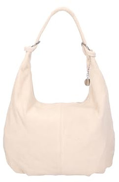 Gave Lux Umhängetasche für Damen. Handwerkliches Produkt. Außenmaterial: Echtes Leder. HERGESTELLT IN ITALIEN. GLX220528023FBG-002_BEIGE. 34x43,5x5 cm