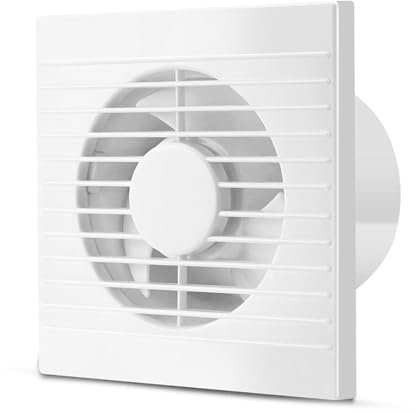 Extractor Fan │6 Inch Wall Window Ventilating Fan, Bathroom Exhaust Fans, Strong Wind Power Vent Fan, for Kitchen Toilet(Size:4 inches)