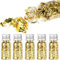 5 Stück Blattgold essbar Goldfolie Flocken Goldfolie Papier Blattgold Blattgold Imitation Dekoration Multifunktions Dekorfolienpapier Für Vergoldung Malerei Küche Mousse Kuchen Handwerk Nägel Und DIY