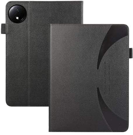Generisch DayQiQiPu Hülle für Huawei MatePad Pro PCE-W30 13,2 Zoll PU Leder Business Style Folio Schutzhülle für Tablet mit Kartensteckplätze Ständerhülle,Schwarz