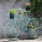 ZTZBFGM Grün, Pflanzenregal Metall Blumenständer, Blumentreppe Fahrrad Form Blumentopf Ständer Blumentreppe Dekorativer Blumentopfständer Für Zuhause, Garten, Balkon