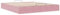 vidaXL Ottoman-Bett ohne Matratze Rosa 200x200 cm Samt, Bettrahmen, Bettgestell mit Stauraum, Polsterbett, Bettgestell, Bettrahmen mit Stauraum, Bett