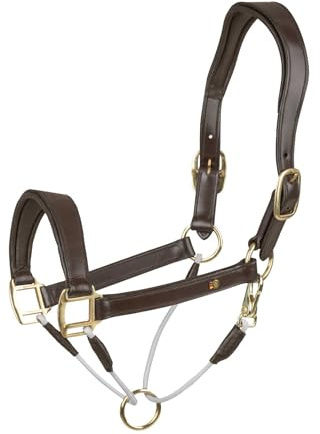 WALDHAUSEN Lederhalfter S-Line Royal, braun, WB