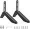Support TV universall - Pieds sur pied | Hauteur réglable | Pieds universels avec base antidérapante pour téléviseurs de 32 à 65 pouces dans le salon ou la chambre | Support TV universel