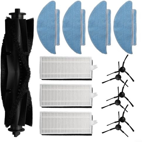 Kit de mantenimiento para Conga 7490 para robot aspirador Genesis, incluye almohadillas de fregona, filtros y cepillos (A)