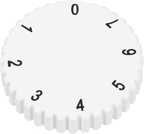 Zerodeko Manopola del Termostato per Frigorifero in Plastica Bianca, Design Leggero e Sicuro per Controllo Temperatura Efficiente nel Frigorifero