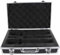HANABASS Handheld Microphone Storage Box Sturdy Carrying Case for Wireless Microphones Protective Design for Recording and Karaoke Rooms Easy to Carry with Handle Stylish