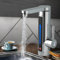 Grifo eléctrico con calentador de agua, 3300 W, IPX4, con indicador de temperatura legible, giratorio 360°, grifo con calentador de agua para cocina, cuarto de baño