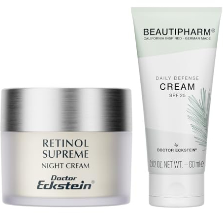 Dr. Eckstein Retinol & Daily Defense Set – Nacht- & Tagescreme LSF 25