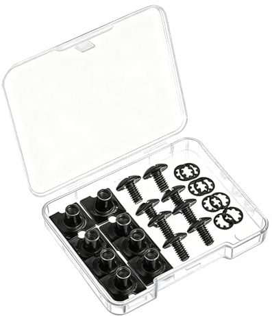Fußball-Hinterrad-Hardware-Kit – Metallschlitz und Unterlegscheiben 0,8 × 1 cm | Sportzubehör für Fußballrückplatten für Jugendliche und Unisex
