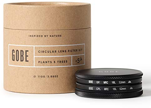 Gobe 52 mm UV Filter + Polfilter (CPL) - Filter Kit (2Peak)
