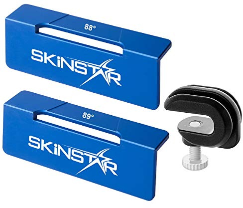 SkinStar File Guide Race Set Alu-Kantenwinkel Feilenwinkel 88°-89° mit Feilenklammer
