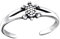 FIVE-D Ring Zehenring Zehring Damen Ring 925 Sterling Silber (Schildkröte-Dunkel)