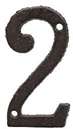 Small Door Number - Cast Iron (2)