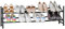 Love IT Store IT Loft Schuhregal aus Metall - Schmales, offenes Regal für bis zu 10 Paar Schuhe - Ausziehbar, stapelbar, stabil - Matt schwarz