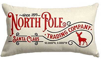 FeiliandaJJ Pillowcase Christmas Kissenhülle Kopfkissenbezug Rechteckig Weihnachten Deko Kissenbezug Super weich Sofakissen für Wohnzimmer Sofa Bed Home,30x50cm (C-96)