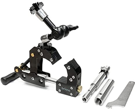Brinno ACC1000P Camera Clamp – Stainless Steel - Heavy Duty Camera Mounting Kit – Industrial Quality Professional – 360° Rotating Tripod – Extension Poles – Magic Arm - Install Everywhere