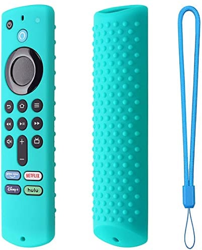 Schutzhülle für Samsung TV-Fernbedienung, Silikon Schutzhülle Kompatibel mit Amazon Fire TV Fernbedienung von Amazon Fire TV Stick (3rd Gen) Dritte Generation, LAnti Rutsch/Stoßfest/Glowing