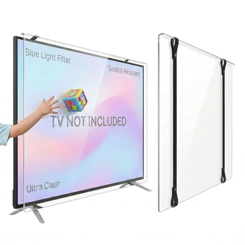 88 Inch TV Screen Protector (TV NOT INCLUDED), Blue Light, Scratch-Resistant, Ultra-Clear, TV Display Protector Fits LED, LCD, OLED, QLED TVs
