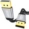 HIIRII DisplayPort Cable 1.4, DP Cable 8K (8K@60Hz, 4K@144Hz, 1080P@240Hz) 32.4Gbps, HDCP 2.2, HDR10 DisplayPort 1.4 for Gaming Monitor, Graphics, PC (3.3ft, Grey, 1)