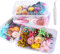 Natürliche Getrocknete Blumen, 4 Boxen Blumen Natürliche Gemischte,Trockenblumen zum Basteln,für DIY Gepresste Blumen, Scrapbooking, DIY-Kerze, Schmuckanhänger Basteln(Gemischte Farbe)