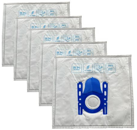 5x Staubsaugerbeutel passend für Siemens, VZ41FGALL, VS06 Serie, VSZ, VSQ5 Ersatz-Staubbeutel