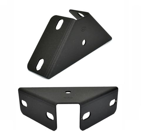 Bettwinkel 126x126x50mm Eckverbinder aus Metall | Lattenrost Bettverbinder für schwere Lasten | Stahl verzinkt | stabiler Winkel STARK | Bett-Beschlag zum Schrauben im Holz 1 Stück