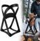 Aufun Manueller Holzspalter aus Karbonstahl, X-förmiger tragbarer Brennholz Spalter mit 4 Schrauben, Stabiler und sicherer Firewood splitter für Camping, BBQ, Zuhause, Schwarz(Tye B)