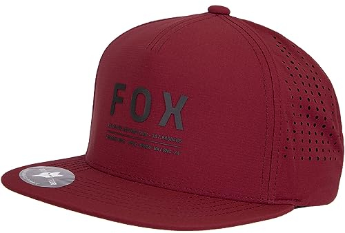Fox Non Stop Tech Snapback Cap (one Size, Scarlet red)