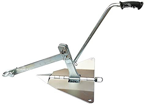 GaRcan Elektrische Hebemaschine, für Geländefahrzeuge, elektrische Winde, Bodenanker, zusammenklappbarer Outdoor-Rettungswerkzeug, Winde, Selbstrettungsanker