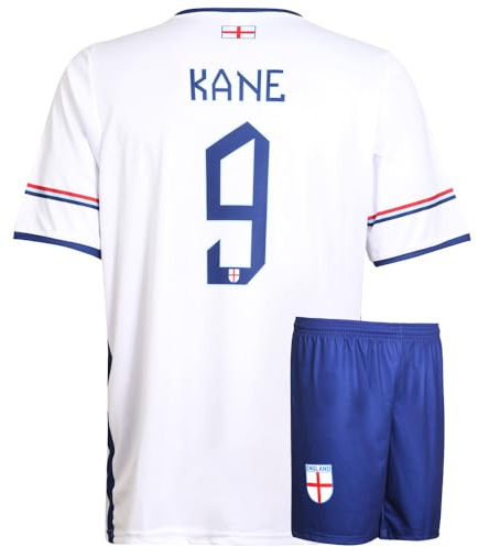 England Fußball Trikot Set Kane Heim - Kinder und Erwachsene - Jungen - Sportsachen - Geschenk - Sport t Shirt - Sportbekleidung - Größe S