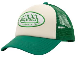 Von Dutch Trucker Cap Tampa Cream Green, Size:OneSize