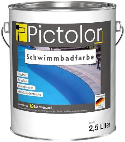 Pictolor® Schwimmbadfarbe (Farblos, 2,5 Liter)