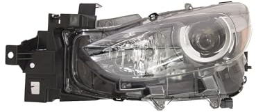 EDA PREMIUM auto Scheinwerfer, Frontscheinwerfer Links BACS510L0D passend für MAZDA 3 2017-2018 USA, mechanisch, mit Glühbirnen