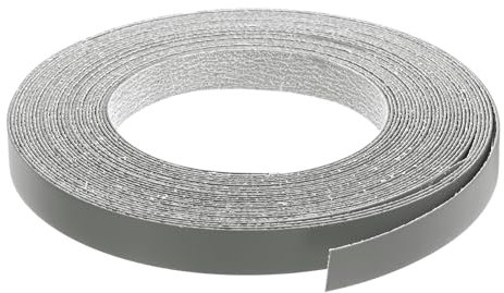 Sourcing Map Dark Gray 3/4 Inch x 50ft Pre-Glued PVC Edge Banding for Cabinet Repair & Furniture Restoration