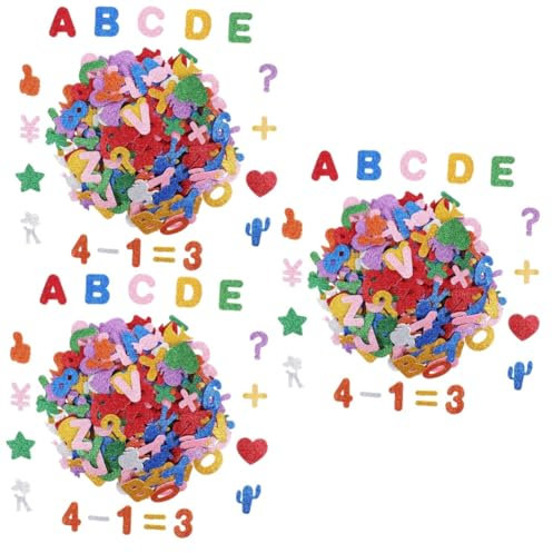 TOYANDONA 888stücke Teiliges Glitzer Aufkleber Für Junge Mädchen Buchstaben Zahlen Und Tier Aufkleber Aus Selbstklebend Für Bastelprojekte Karten Schulbedarf Und Kreative Aktivitäten