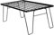 Table pliante d'extérieur avec plaque de gril au charbon de bois, bureau portable et grille de camping multifonction, meuble idéal pour barbecue, plage et jardin