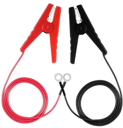 Gatuida 2stücke Kabel Für Mit Clips Verbindungskabel Für Solar-zaunladegeräte Und Landwirtschaftliche Anwendungen Installieren Und Vielseitig Einsetzbar