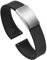 ULLCHRO Uhrenarmband 20mm 22mm Gummi FKM Schnellverschluss, Fluorkautschuk Armband für Herren mit Edelstahl Schnalle, Ersatzarmband für Uhren für Sportuhren und Taucheruhren (22mm, Schwarz)