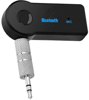 Générique Car Play Wireless Adapter, Aux Audio Receiver, 5.3x2.5x1.1cm/2.09x0.98x0.43 inches Plug and Design, Compact Hands- Streaming, Single Pack, for Stereo Home Speaker Headphone Use