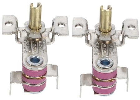VILLCASE 2Piezas Regulador de Temperatura Ajustable para Calentador Eléctrico de Control de Termostato Reemplazo Calefacción para Radiadores Eléctricos