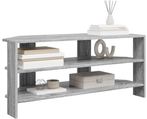 vidaXL MobileTVAngolare 102x40,5x45cm Grigio Sonoma