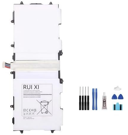 RUI XI Batterie compatible pour tablette Samsung Galaxy Tab 3 10.1 GT-P5200 GT-P5210 P5200 P5210 P5213 3.8V 25.84Wh 6800mAh T4500E T4500C