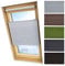 ourdeco® Universal Dachfenster Thermo-Wabenplissee/83 x 141 cm weiß(Breite x Höhe)/lichtundurchlässig, verdunkelnd, Thermo- und Hitzeschutz