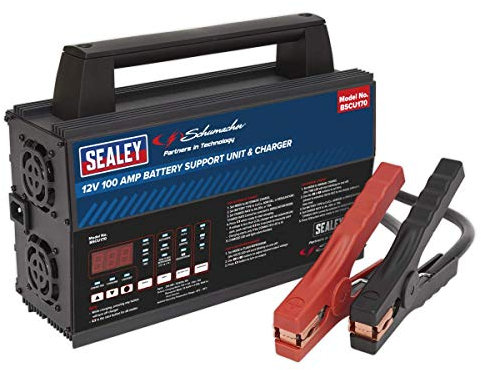 Sealey 100A 12V Automatic Smart Battery Support Unit & Charger - BSCU170