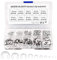cersaty® 200 Stk E-Clip Sicherungsring, Sicherungsring 1.5/2/3/4/5/6/7/8/9/10mm Sicherungsscheiben Sortiment für Befestigen Lagern, Riemenscheiben