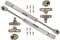 KOTARBAU® 2er Set Klappenbeschlag Gasdruckfeder 120 N Möbel Stoßdämpfer Küchenschrank Gasfeder Dämpfer Schranktür Softclose Türdämpfer Tür Dämpfung Silber Gasdruckdämpfer