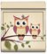motivX-Ideenwerkstatt Briefkasten Kombi Wandbriefkasten mit Motiv Eulen Illustration