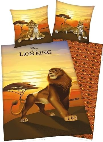 Disney König der Löwen Bettbezug + Kissenbezüge